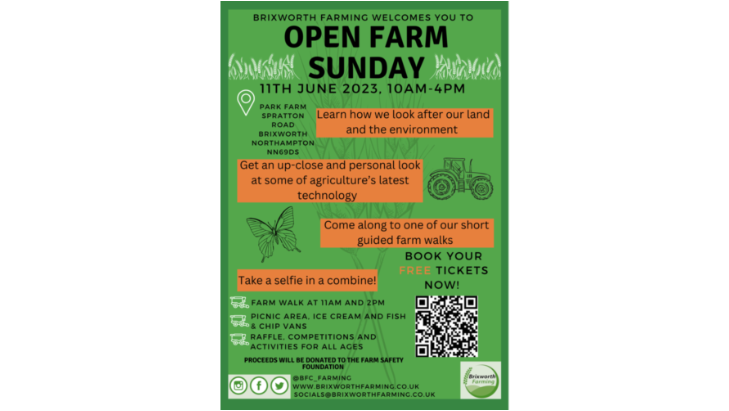 LEAF OPEN FARM SUNDAY at Brixworth Farms