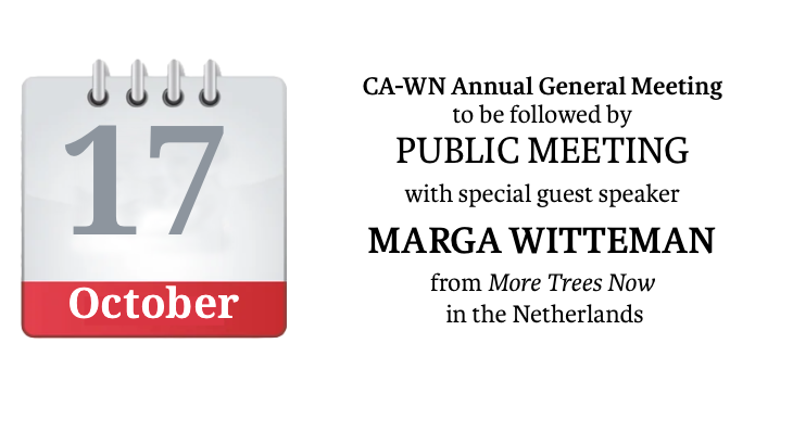 AGM and October Monthly Public Meeting, Thursday 17 October, 7:30pm