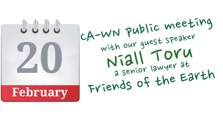 CA-WN Monthly Public Meeting 20 February