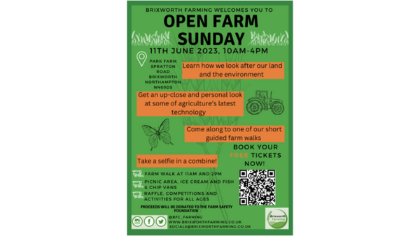 LEAF OPEN FARM SUNDAY at Brixworth Farms