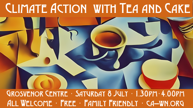 Join us for tea, cake and even more action on climate