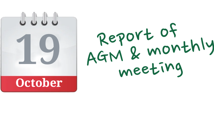 CA-WN AGM and Monthly Meeting notes - October 2023