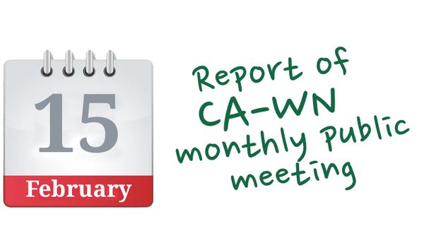 CA-WN 15 February meeting report