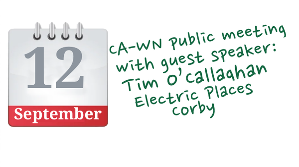 CA-WN Monthly Public Meeting 12 September