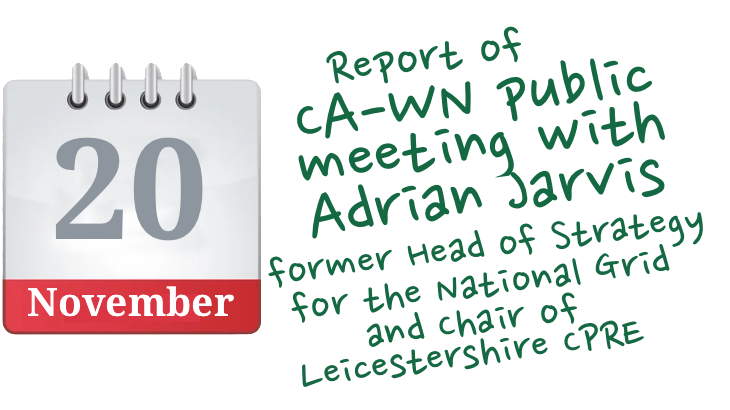 Report of CA-WN Public Meeting 20 November